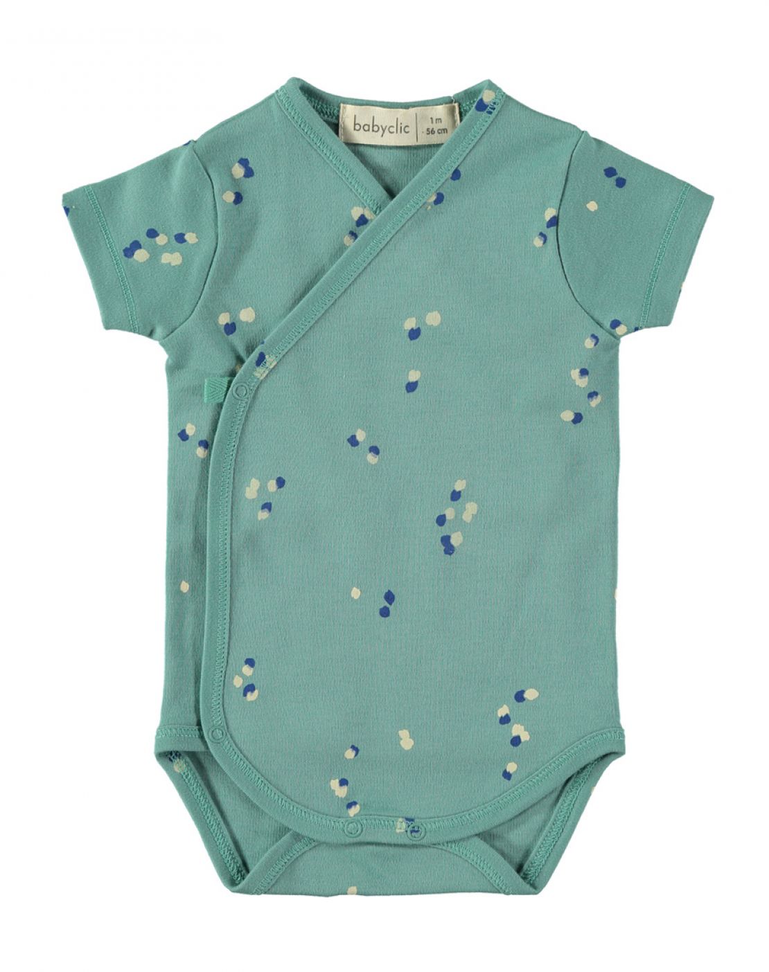 Body manga corta<br>PETALS VERDE