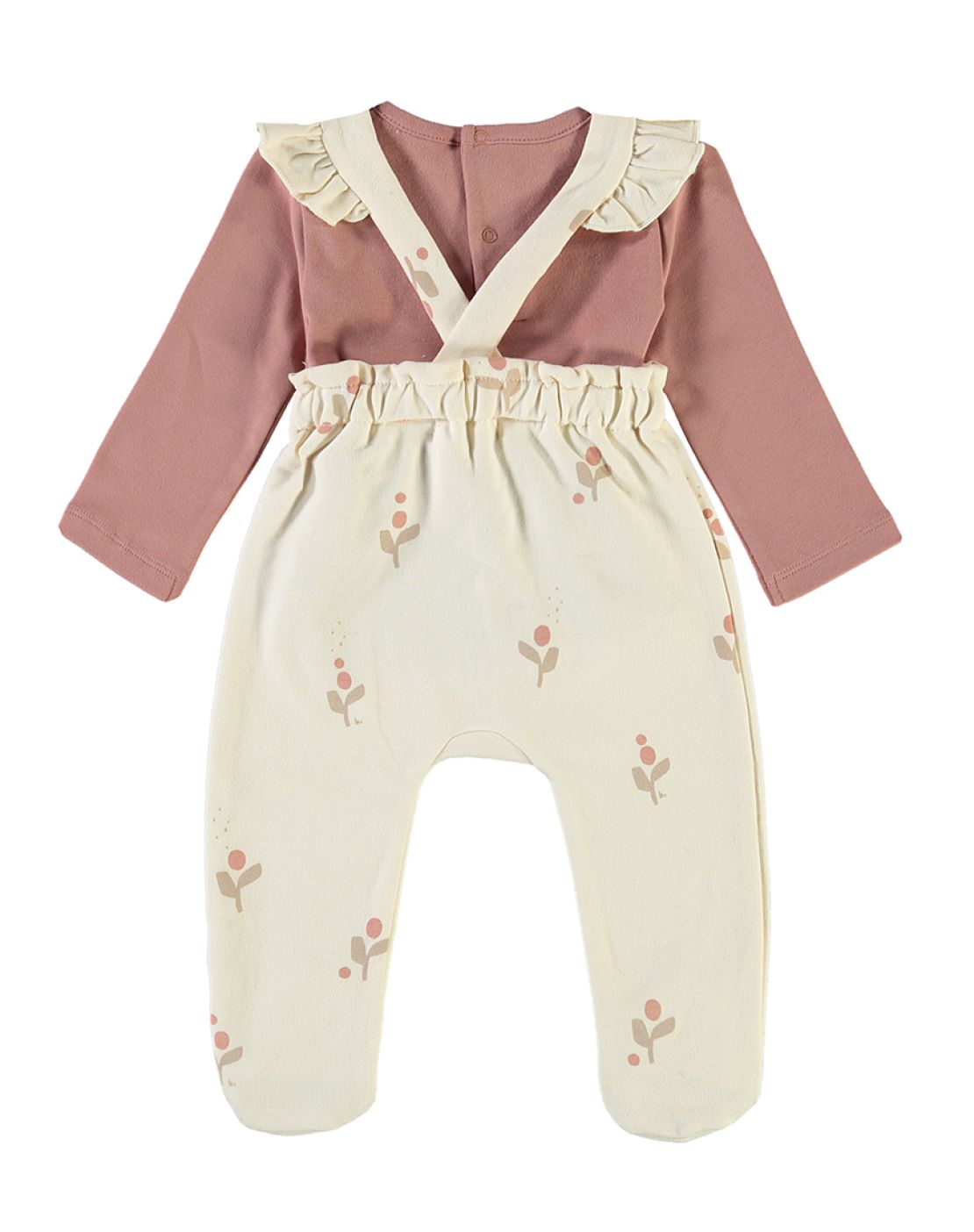 Petos + camisetas<br>FLOR CREAM