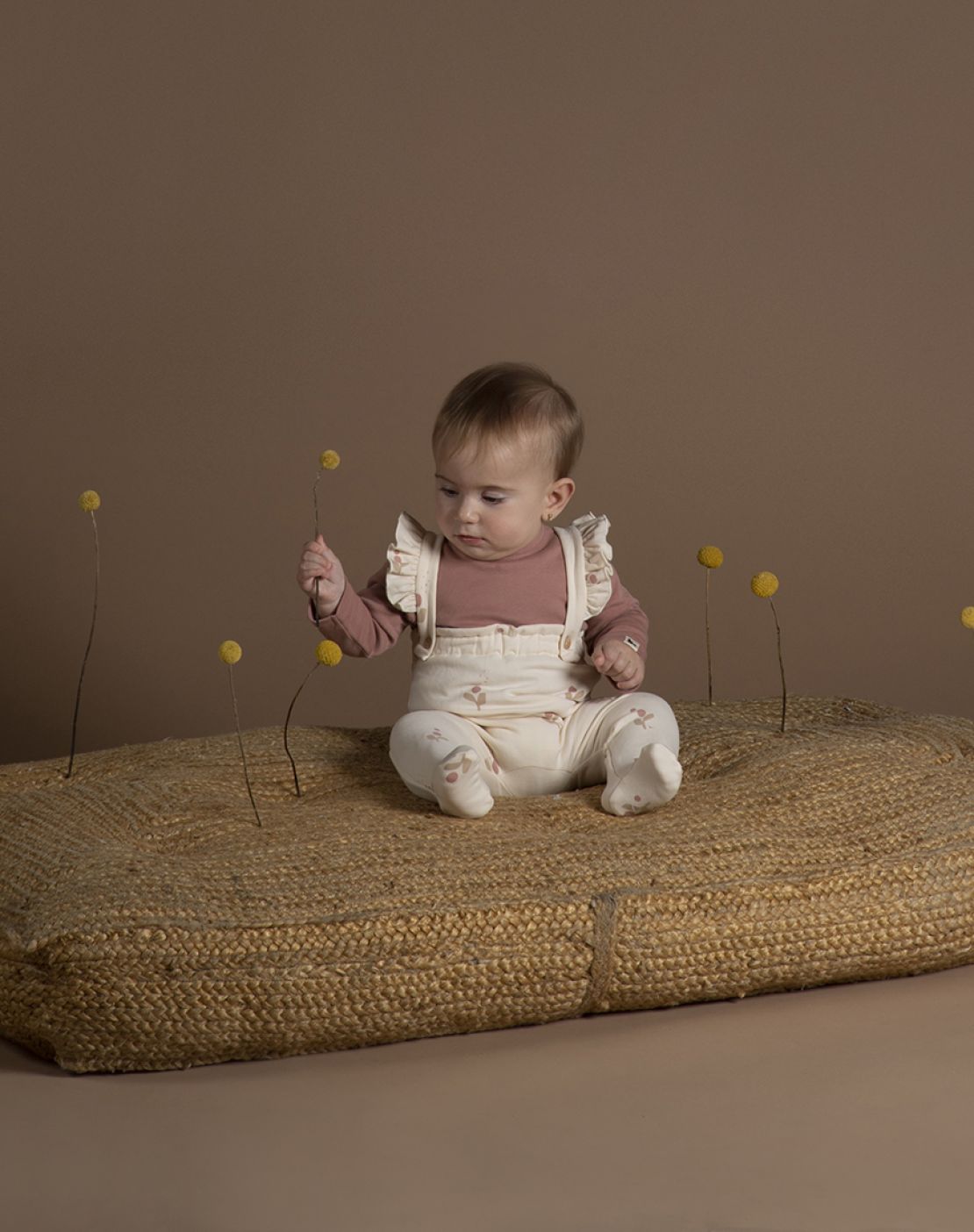 Petos + camisetas<br>FLOR CREAM