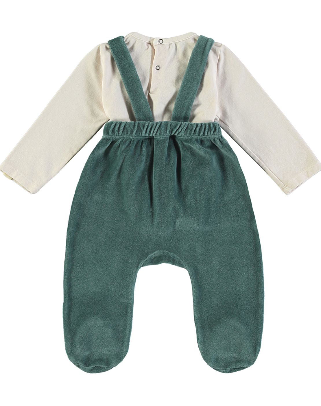 Petos + camisetas<br>VELOUR FOREST GREEN