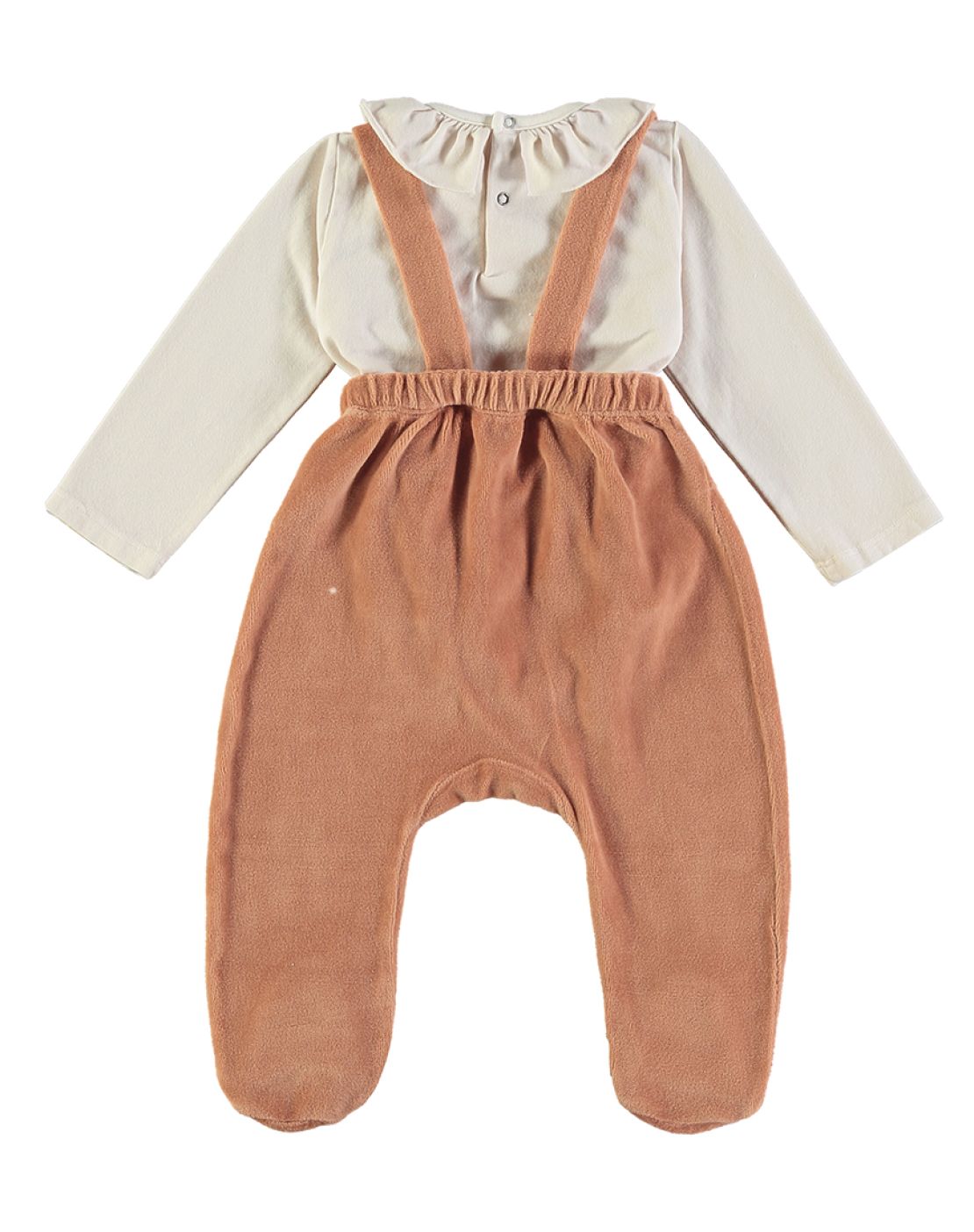 Petos + camisetas<br>VELOUR TERRACOTA