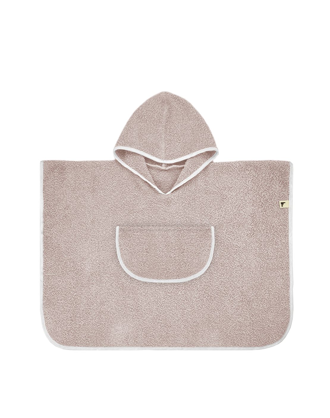 Poncho PLAIN ROSA VINTAGE