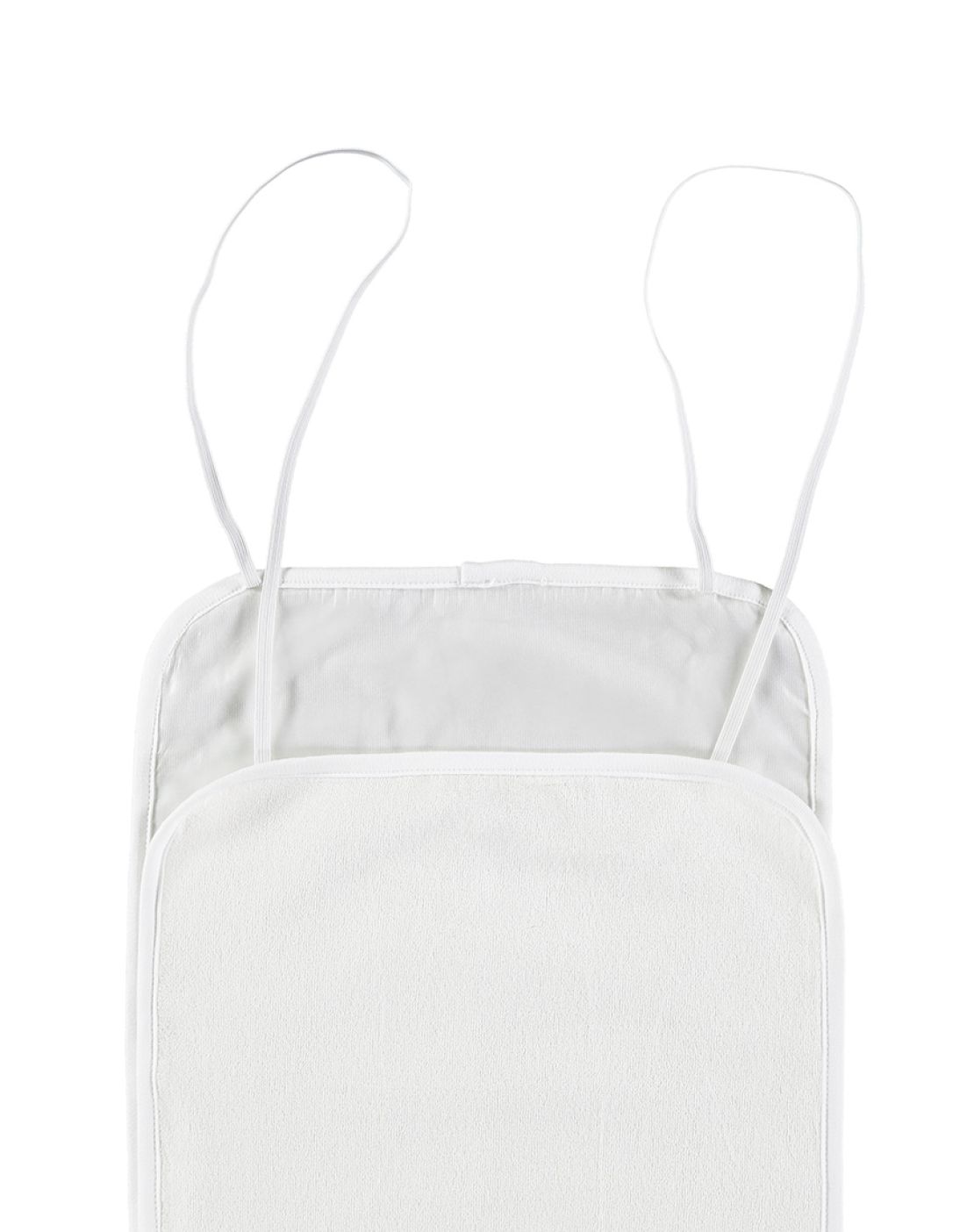 Protector rizo para funda de cambiador<br>BLANCO