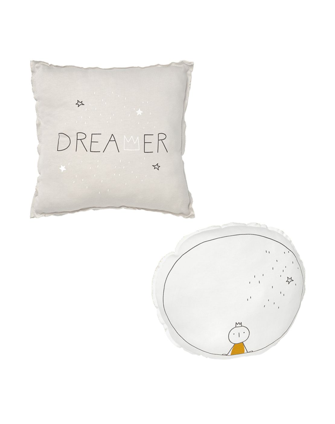 Set 2 cojines DREAMER GRIS