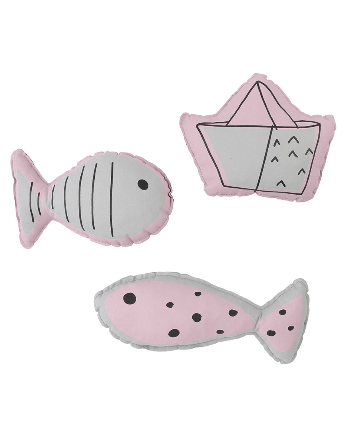Set 3 cojines BOATS ROSA