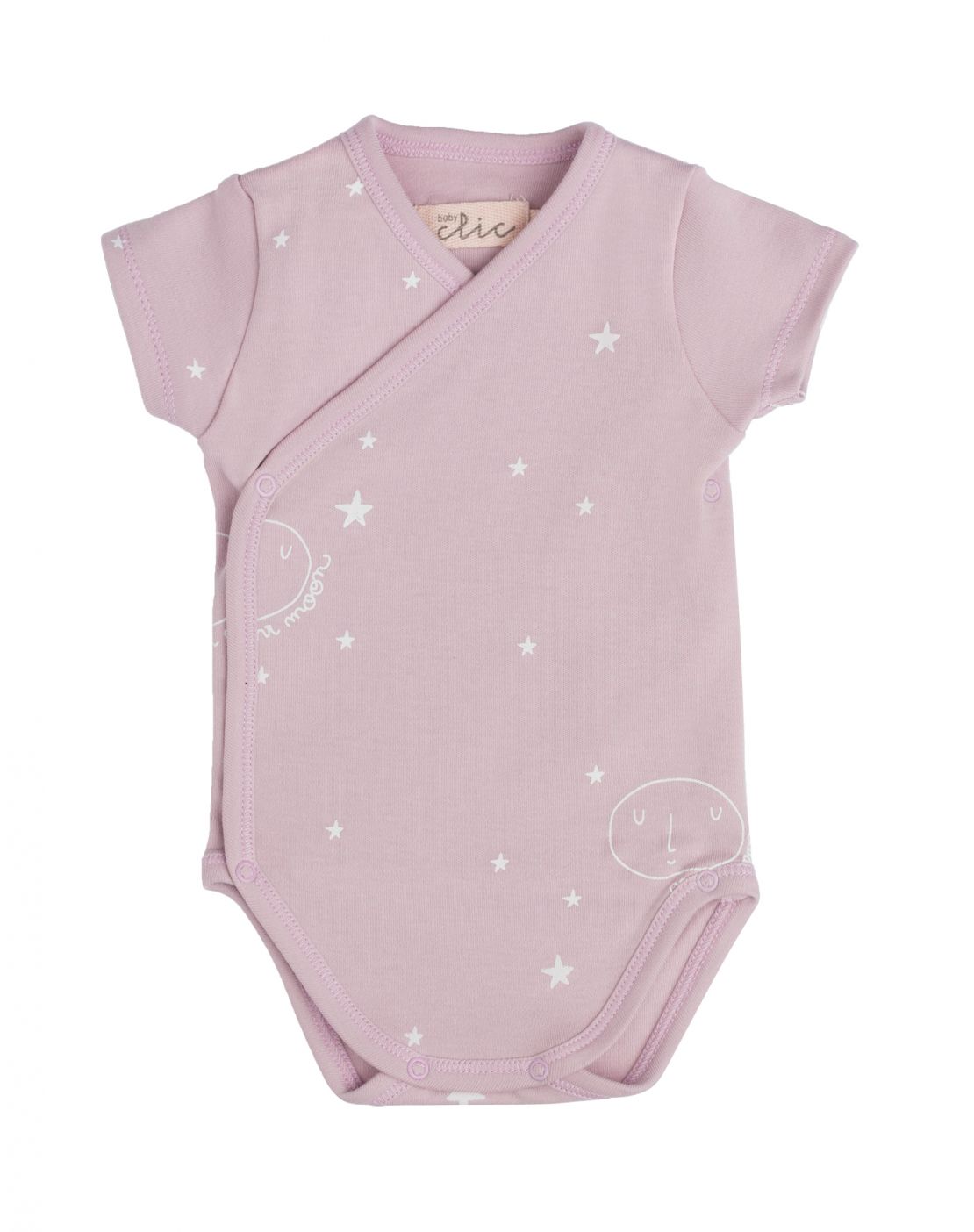 Body cruzado manga corta<br>MR. MOON ROSA