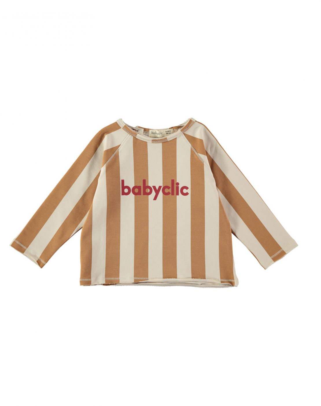 Sudadera STRIPES ARCILLA