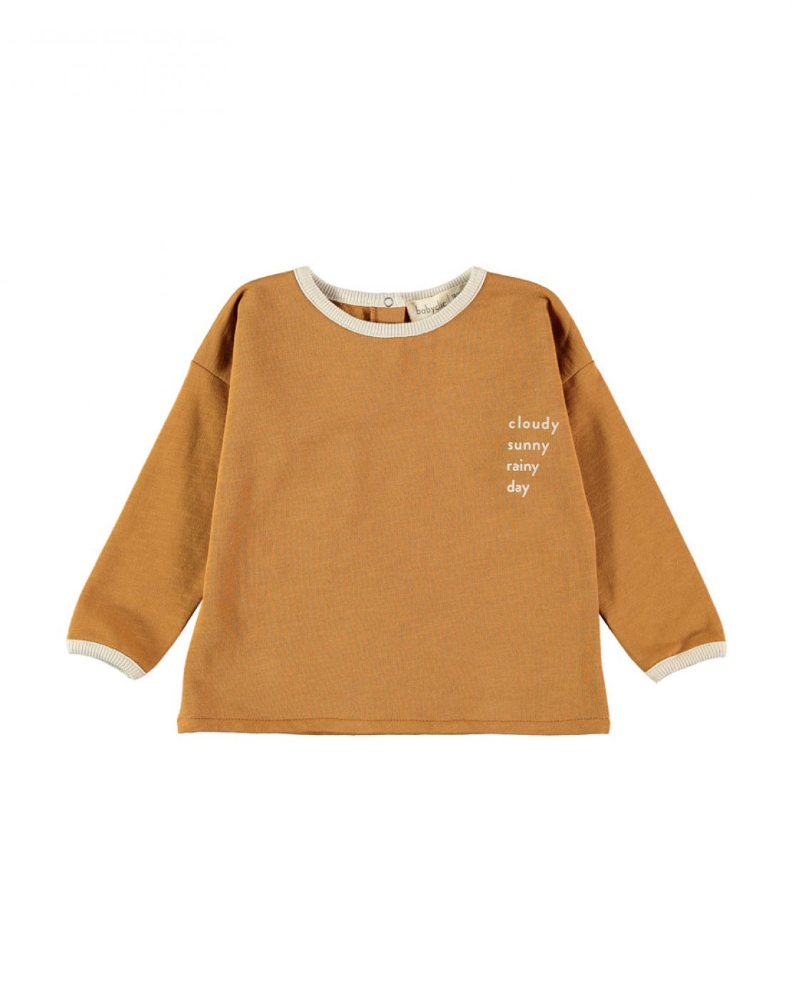 Sudadera SUNNY CLOUDY CÚRCUMA