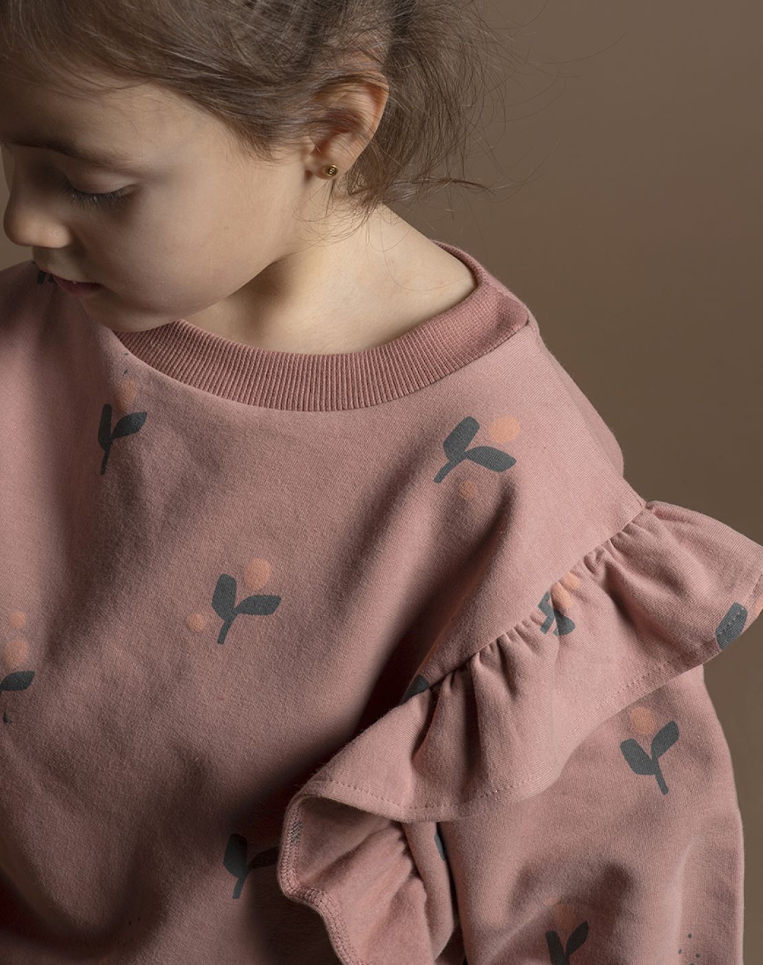 Sudadera<br>FLOR VINTAGE PINK