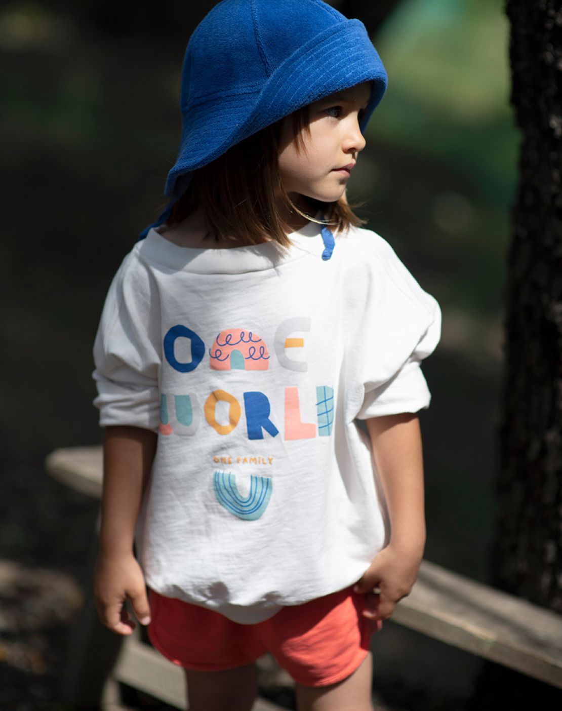 Sudadera<br>ONE WORLD WHITE