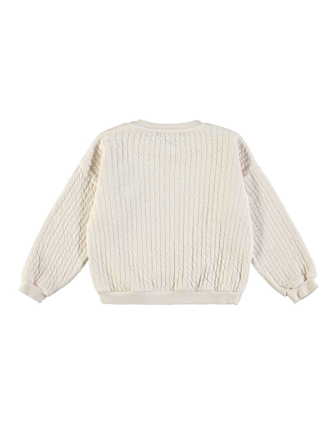 Sudadera<br>QUILTED ECRU