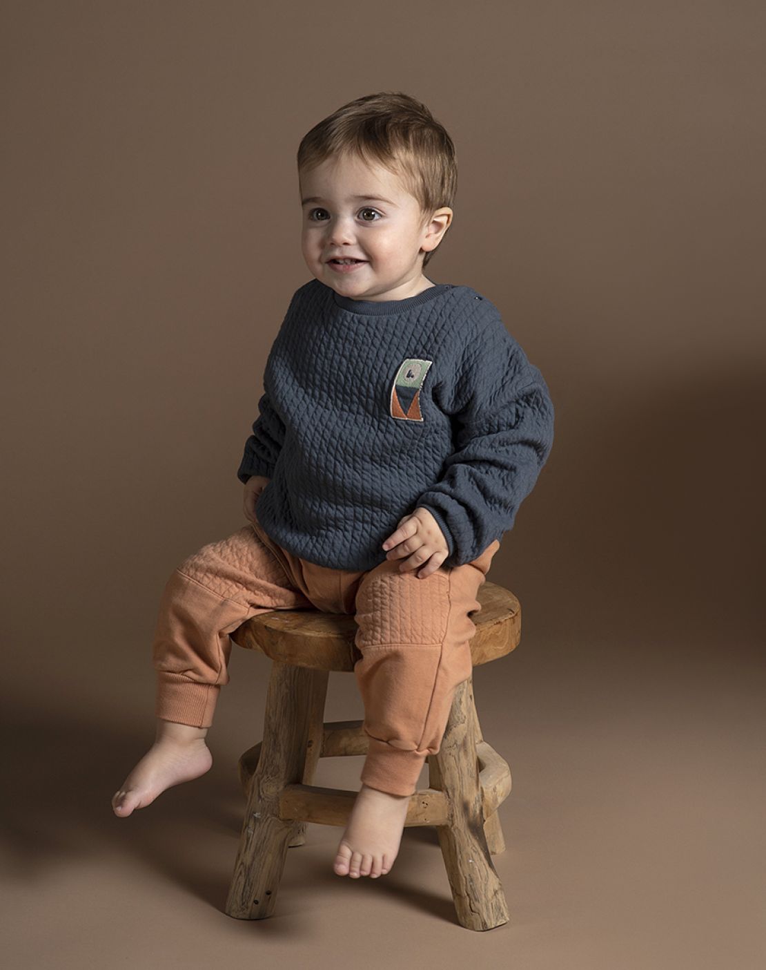 Sudadera<br>QUILTED NIGHT BLUE