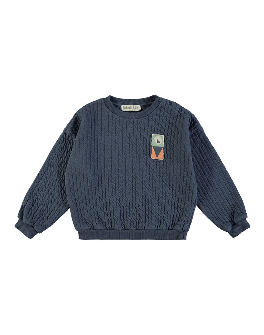 Sudadera<br>QUILTED NIGHT BLUE