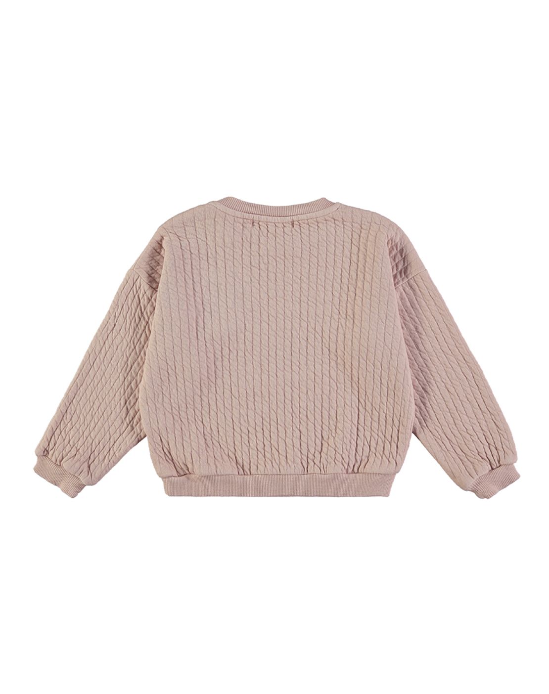 Sudadera<br>QUILTED NUDE