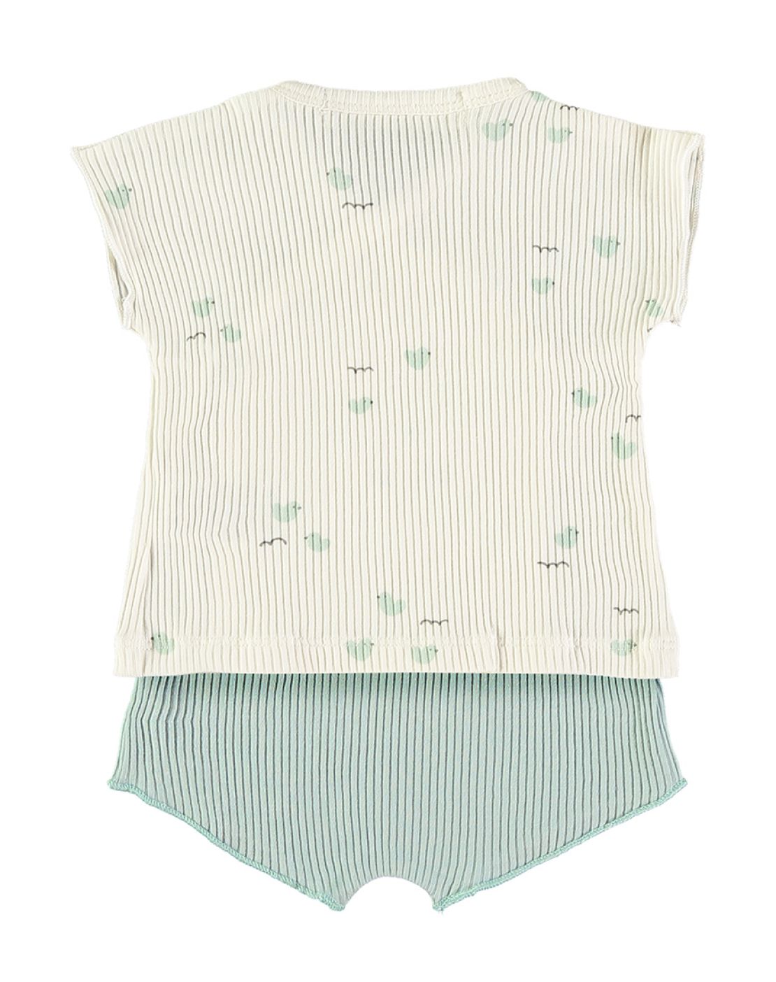 Top + culotte<br>LOVELY DUCKS GREEN