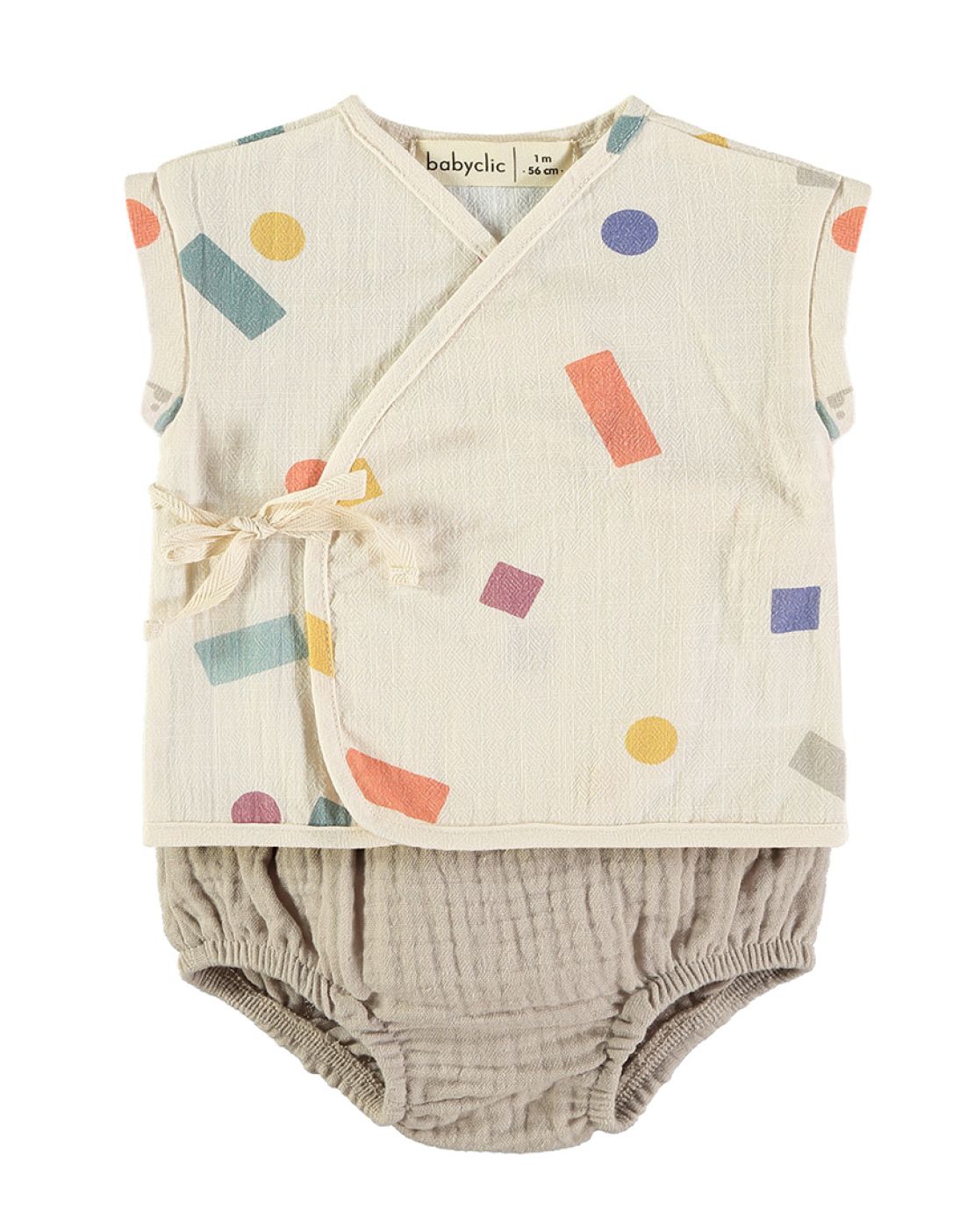 Top + culotte<br>MESSY BLOCKS