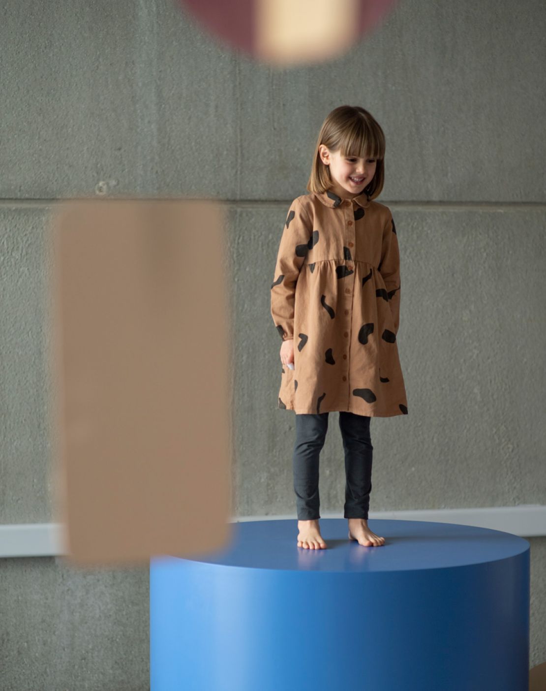 Vestido ABSTRACT CARAMEL