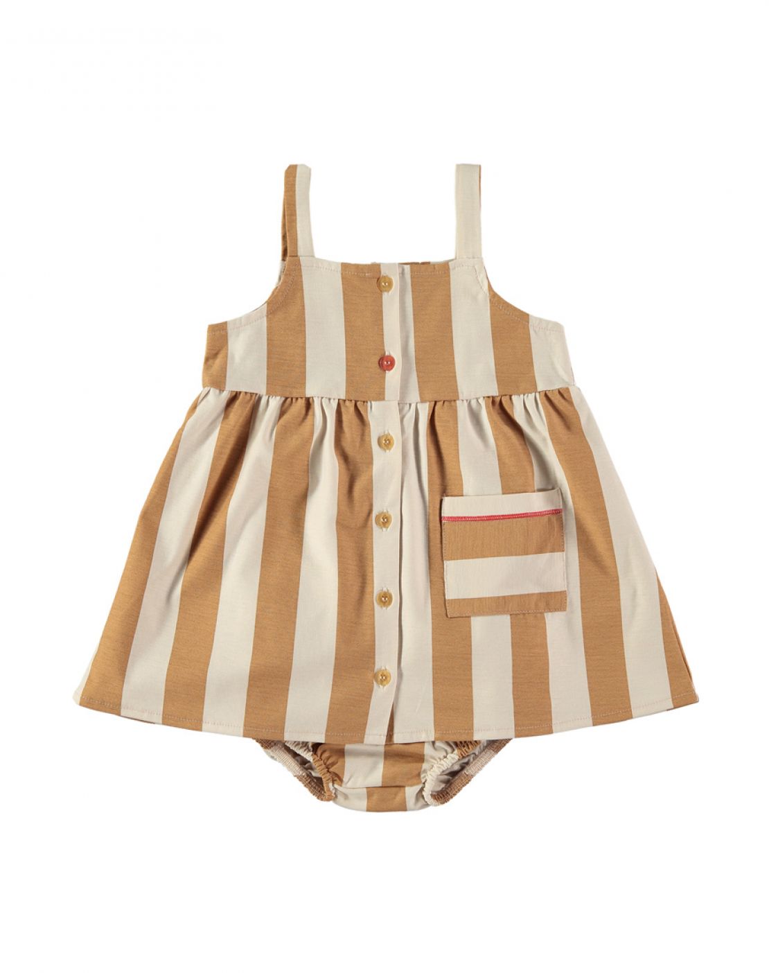 Vestido STRIPES ARCILLA