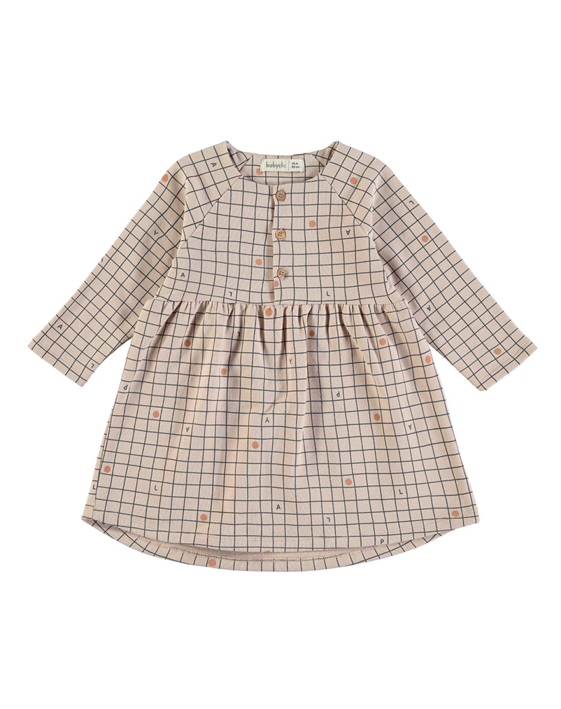 Vestido<br>CHECKS NUDE